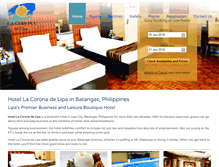 Tablet Screenshot of hotellacoronalipa.com